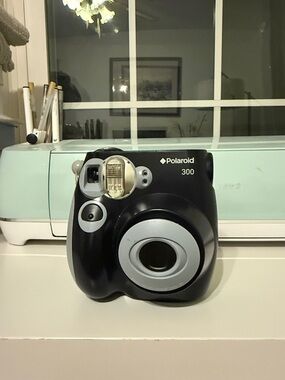Polaroid 300 Instant Camera in Black and Light Gray